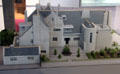 Model of Hill House by Charles Rennie Mackintosh at The Lighthouse. Glasgow, Scotland.