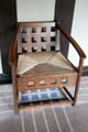 Hall armchair by C.R. Mackintosh at Hill House. Helensburgh, Scotland.