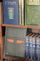 Book illustrated by C.R. Mackintosh in library at Hill House. Helensburgh, Scotland.