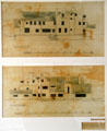 House at Helensburgh for W.W. Blackie, Esq. exterior elevation drawings by C.R. Mackintosh at Hill House. Helensburgh, Scotland.