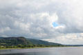 River Clyde looking west from Dumbarton Castle. Glasgow, Scotland.