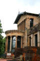 Entrance facade of Holmwood. Glasgow, Scotland.