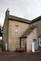 Back entrance of Reid farmhouse at National Museum of Rural Life. Kittochside, Scotland.