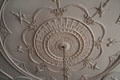 Dining room ceiling in style of John Adam at Culzean Castle. Maybole, Scotland.