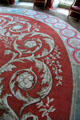 Reproduced carpet in round drawing room at Culzean Castle. Maybole, Scotland.