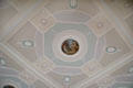 Ceiling by Robert Adam in Music room at Culzean Castle. Maybole, Scotland.