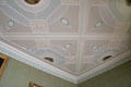Ceiling by Robert Adam in Music room at Culzean Castle. Maybole, Scotland.