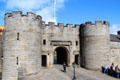 Entrance gate to Stirling Castle. Stirling, Scotland.