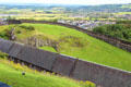 View east from Stirling Castle. Stirling, Scotland.