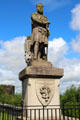 King Robert the Bruce statue by A. Currie at Stirling Castle. Stirling, Scotland.