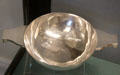 Silver quaich at Stirling Castle Regimental Museum. Stirling, Scotland.
