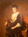 Louise Whitfield Carnegie, wife of Andrew portrait by Stephen Seymour Thomas at Andrew Carnegie Birthplace Museum. Dunfermline, Scotland.