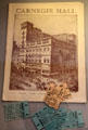 Carnegie Hall, NY program & tickets at Andrew Carnegie Birthplace Museum. Dunfermline, Scotland.