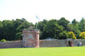 Dirleton Castle run as museum by Historic Scotland. Dirleton, Scotland.
