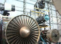 Collection of jet engines at National Museum of Flight. East Fortune, Scotland.
