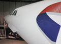 Nose section of Concorde at National Museum of Flight. East Fortune, Scotland