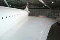 Wing of Concorde at National Museum of Flight. East Fortune, Scotland.