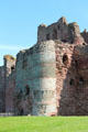 Mid tower entrance to Tantallon Castle. Scotland.