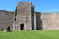 Mid towers at Tantallon Castle. Scotland