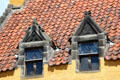 North building gables at Culross Palace. Culross, Scotland.
