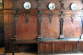 Wood paneling in The Study. Culross, Scotland.