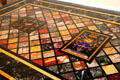 Pietra dura table top with Florentine marble inlay at Hopetoun House. Queensferry, Scotland.