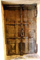 Heavy iron door to Charter Room at Hopetoun House. Queensferry, Scotland.