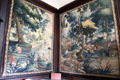Verdures tapestries woven in Antwerp in White Satin Bedchamber at Hopetoun House. Queensferry, Scotland.