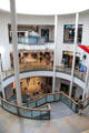 Interior of Ocean Terminal shopping center of Leith. Edinburgh, Scotland.