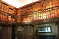 Books line the Study at Abbotsford House. Melrose, Scotland.