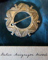 Helen Macgregor brooch wife of Rob Roy MacGregor who figured in Scott's novel at Abbotsford House. Melrose, Scotland.
