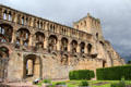 Jedburgh Abbey ruins run as museum by Historic Scotland. Jedburgh, Scotland