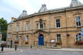 Jedburgh Public Hall 1900 on Abbey Place. Jedburgh, Scotland.