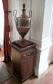 Wooden knife urn by Robert Adam in dining room at Manderston House. Duns, Scotland.
