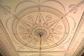 Library ceiling which is closest to Adam's style in Manderston House. Duns, Scotland.