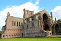 Northern aspect of Melrose Abbey. Melrose, Scotland