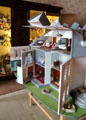 Edwardian doll house in nursery wing at Thirlestane Castle. Scotland.