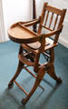 Child's highchair convertible to walker & rocker functions at Traquair House. Scotland.