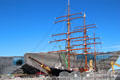 RRS Discovery built for British National Antarctic Expedition of before V&A Museum of Design. Dundee, Scotland.