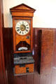 Mill time clock by National at Verdant Works Museum. Dundee, Scotland.