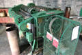 Jute drawing machine to remove irregularities in fibers at Verdant Works Museum. Dundee, Scotland.