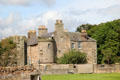 The Roundel building over wall of St Andrews Cathedral. St Andrews, Scotland.