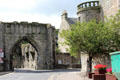 Archway in wall over the Pends at St Andrews Cathedral. St Andrews, Scotland.