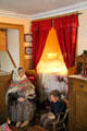 Inset bed in fisherman's cottage at Scottish Fisheries Museum. Anstruther, Scotland.