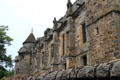 Buttresses on facade of Falkland Palace. Falkland, Scotland.