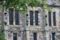 Carvings on facade of Falkland Palace. Falkland, Scotland.