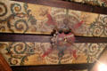 Painted ceiling at Falkland Palace. Falkland, Scotland.