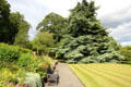 Path at Hill of Tarvit Mansion. Cupar, Scotland.
