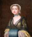 The Honourable Mrs. Young, Daughter of 1st Lord Holland portrait by circle of Allan Ramsay at Hill of Tarvit Mansion. Cupar, Scotland.