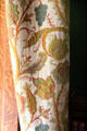 Embroidered drapery in library at Hill of Tarvit Mansion. Cupar, Scotland.